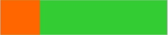 Real Green/Neon Orange